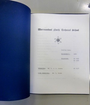 Warrnambool North Technical School Handbook 1977