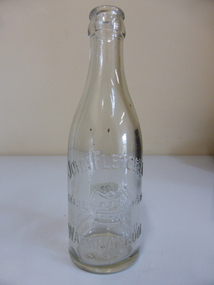 This is a glass soft drink bottle.