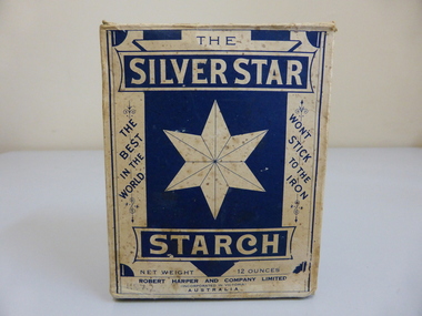 Household, Box Silver Star Starch, Probably 1940s-1950s