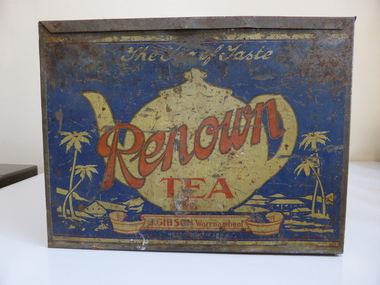 Container - Household, Tin Renown Tea, Early 20th century
