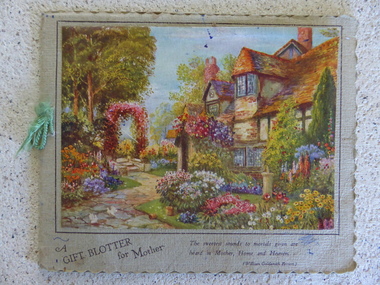 Blotter, A Gift Blotter for mother, Mid 20th century