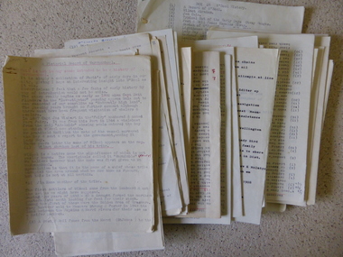Notes, Lecture Notes - type written