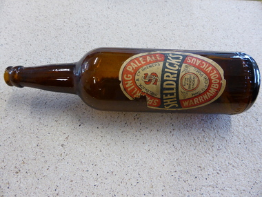 Bottle, Sheldrick Pale Ale, Early 20th Century