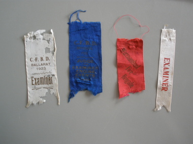 Ribbons, Fire brigade, 1920s