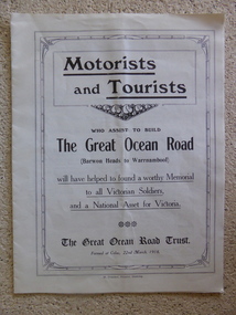 Leaflet, Motorists and Tourists