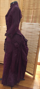 Textile, Dress, promenade, 1880s