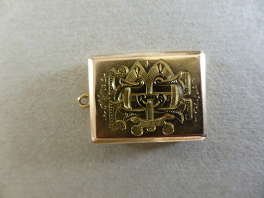 Locket, Locket Gold Bostock, 1880s