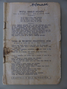 Document, Songbook  Chappell’s 28th Songster, Mid 20th century
