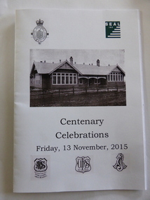 Invitation, Centenary of the School on the Hill, 2015