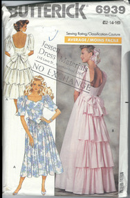 Document, Pattern Ladies dress Butterick, Second half of 20th century