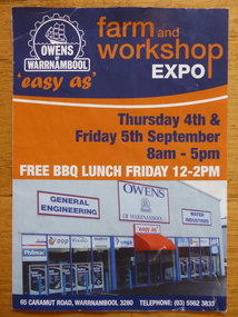 Pamphlet, Owens of Warrnambool