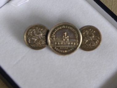 Tie Pin, Tie Pin half crown, Late 19th century