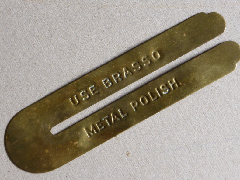 WW2 Period Bodill Parker Brass Button Cleaning Polishing Stick in General /  other
