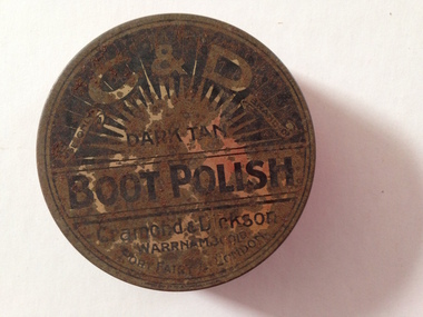 Tin, Boot polish Cramond & Dickson