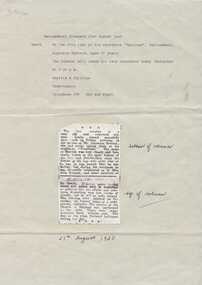 Obituary, Augustus Bostock