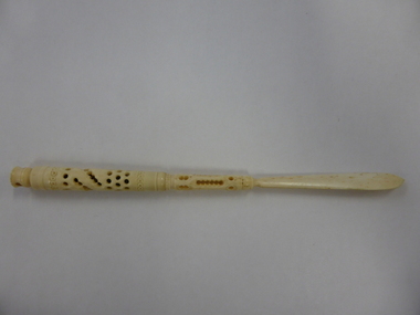 Letter Opener, Ivory Carved, Early 20th century