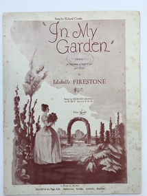 Sheet Music, In My Garden, 1929