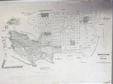 Document: Map, Map Wangoom  County of Villiers, 1955