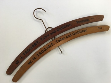 Coat Hanger, W. H Taggart Tailor & Outfitter