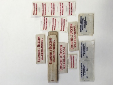 Label, Name labels Cramond & Dickson