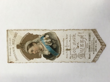 Document, Advertising bookmark 1897, 1897