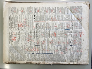 News Sheet, Newspaper Warrnambool Examiner and Almanac, 1870