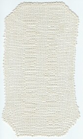 textile, Crocheted Fillet Lace Warrnambool Centenary 1847-1947, Circa 1947