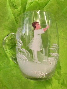 Warrnambool exhibition souvenir glass