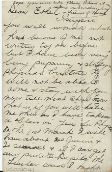 Postcard to Ethel c1910