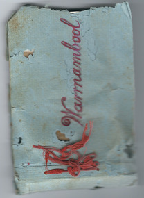 Home made photograph album belonging to Horn family