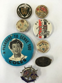 Badge - Badges x 8, Collection of various badges