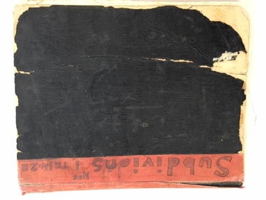 Book, Subdivision No 1 to 1420, 1930s