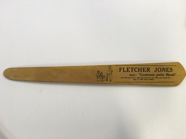 Artefact, Wood-Necktie shaper, Mid  20th century