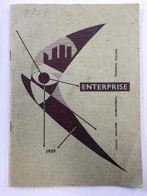 Booklet, Modern Print, W’Bool, Victoria, Enterprise Warrnambool Technical School 1959, 1959