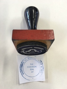 Stamp, Common Seal of W'bool Co.op Soc Ltd, Late 20th century