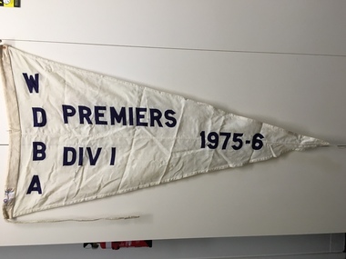 Flag, WarrnamboolDistrict Bowles Club 1975-76, 1976