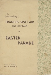 Document, Frances Sinclair Club Warrambool 1978, 1950s