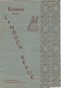 Document, Lyndoch Revue, C1950