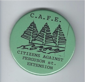Badge, Citizens against Ferguson St Extension