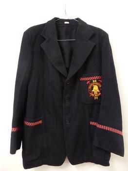 This is a jacket from a Warrnambool Fire Brigade uniform.