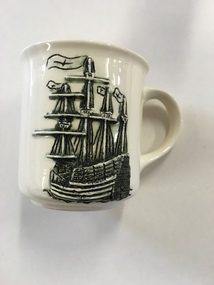 Mug, Mary Rose Ehibition, Late 20th century