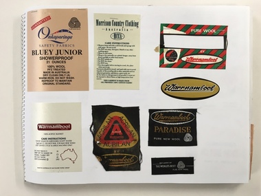 Booklet, Scrap Book Warrnambool Woollen Mill, Late 20th century