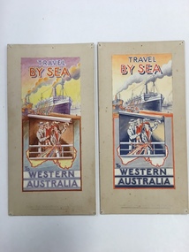 Advertising, Travel By Sea to Western Australia, Circa 1910-1920