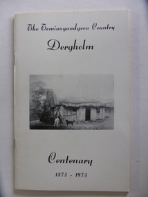 Booklet, The Temiangandeen Country Dergholm, 1973