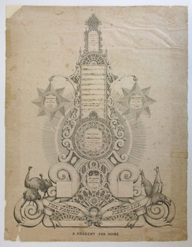 Meek family keepsake chart