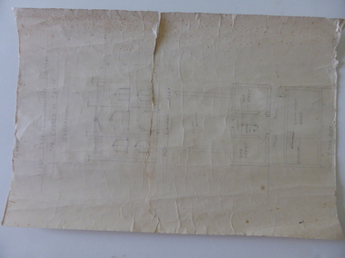 Document, Drawing of church of Christ Warrnambool, Mid 20th century