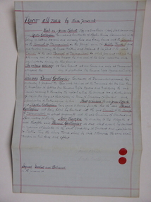 Document, Warrnambool Tramways-William Bell, C 1881