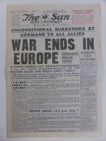 News Sheet, The Sun News-Pictorial 1945, 1945