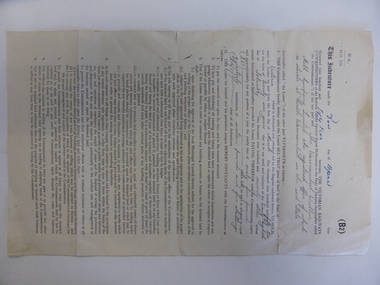Document, Lease of Land by Victorian Railways to Warrnambool Woollen Mill Co Ltd, 1952