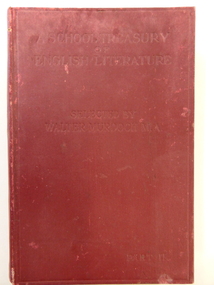 Book, A school Treasury of English literature, 1912